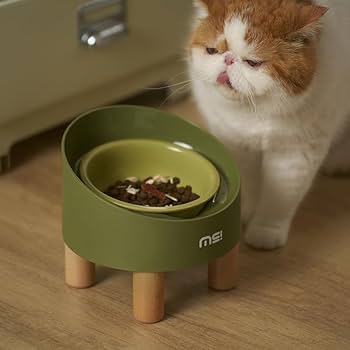 ぼたもち(ぜひプロフご覧ください^ ^)ペット食器　木製　食器付き Amazon | Palup ペット用 高さ調整可能 こぼれ防止 セラミック